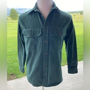 Cabela’s Men’s Small Shirt Vintage Deerskin Chamois 100% Cotton Heavyweight